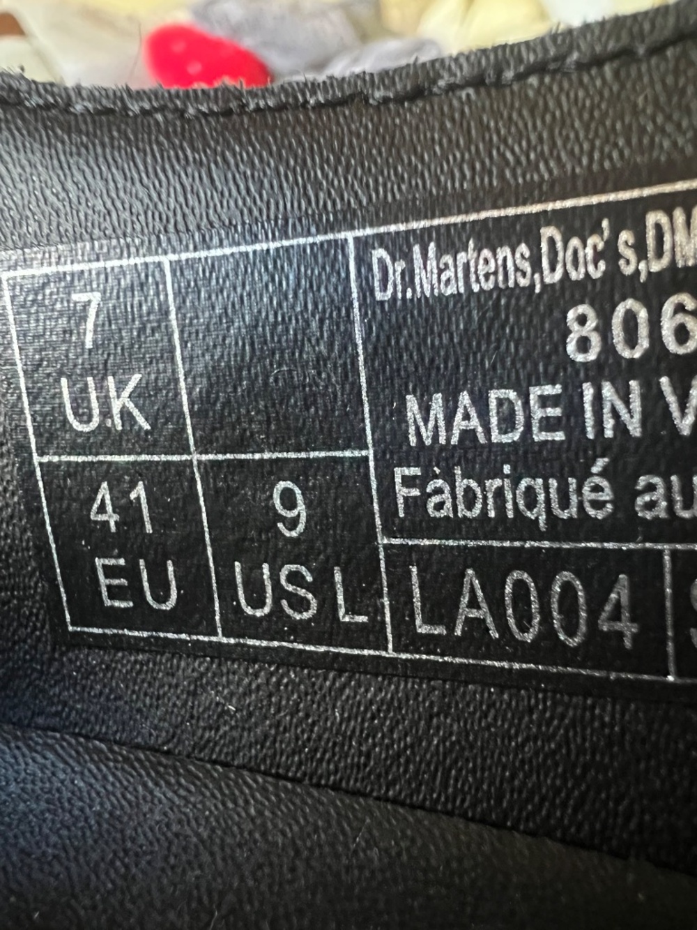 Dr. Martens Black Floral Mary Jane Flats - Picture 2 of 8